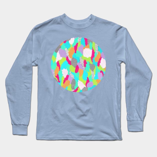 Joyful abstract Long Sleeve T-Shirt by suzzincolour